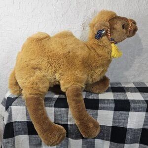 Vintage 1986 Applause Abraham Plush Camel